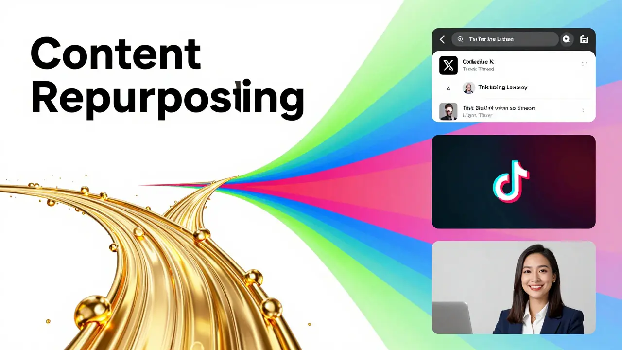 Visual representation of a single video asset being split into various social media formats.